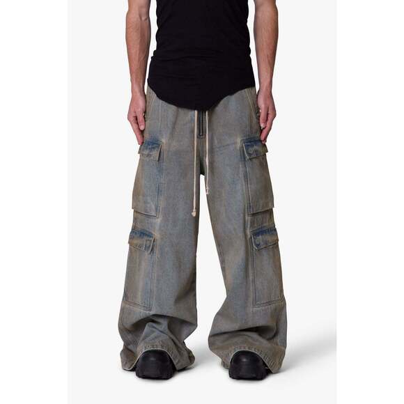 mnml Astro Rave Double Cargo Denim - Vintage Blue Size MVintage Blue / M